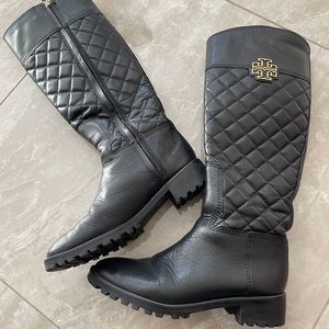 Tory Burch leather boots